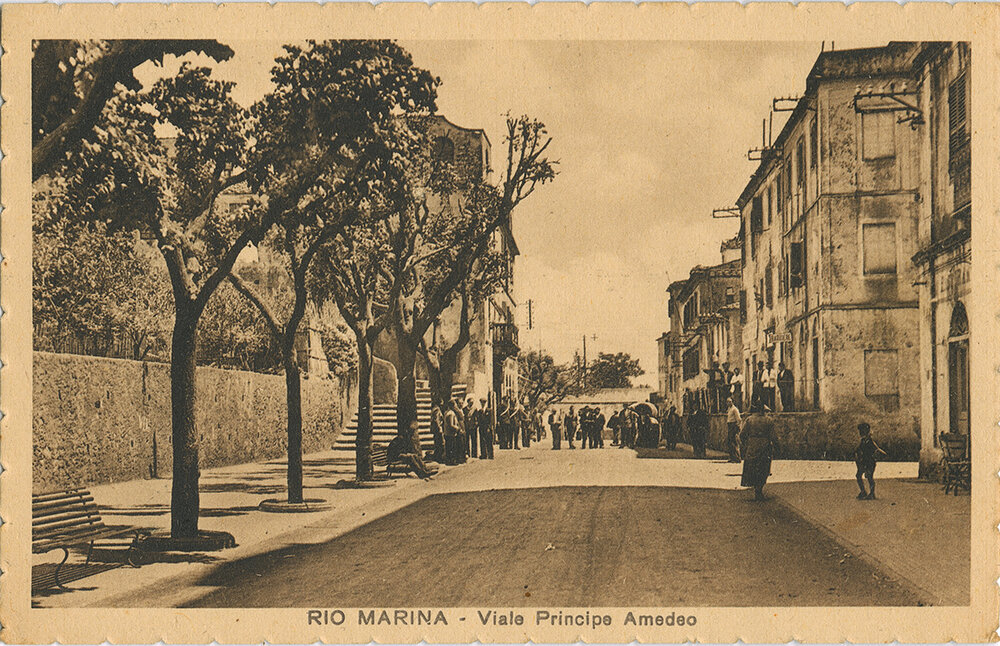 Rio Marina - Scorcio del Viale Principe Amedeo