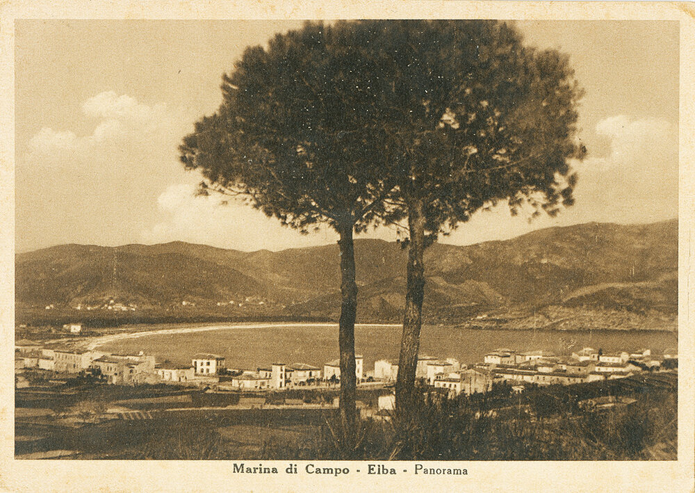 Marina di Campo - Panorama con alberi
