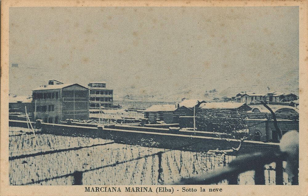 Marciana Marina sotto la neve